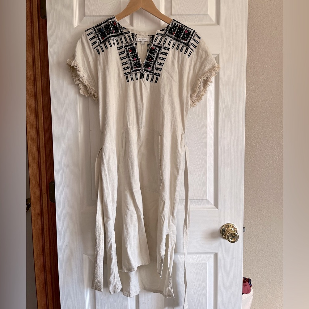 Madewell Linen blend dress